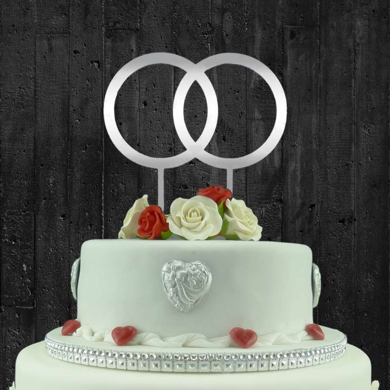 Two Ring Topper Cake topper