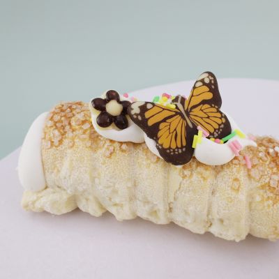 Frühlingsdessert mit wunderschönen Dekorationen