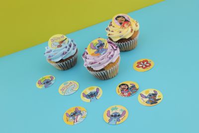 Niedlicher Lilo und Stitch Muffin Aufleger