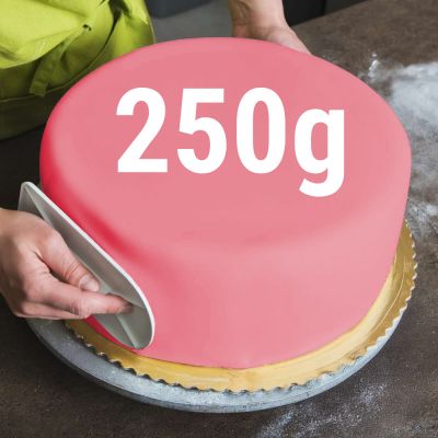pink fondant torte