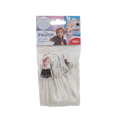 Schöne Muffin-Picker mit Frozen-Motiv
