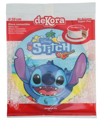 Schöne Torte mit Stitch kuchenbezug Zuckeraufleger
