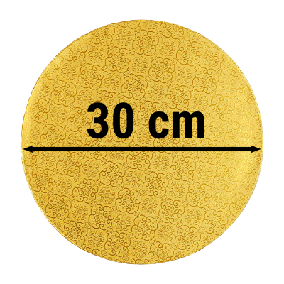 Schöner goldener Tortenteller Durchmesser 30 cm