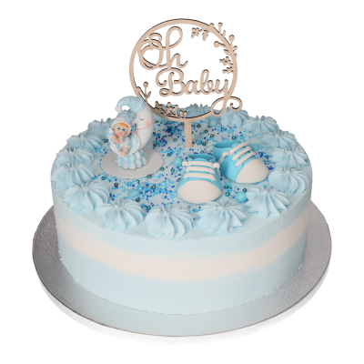 Baby blau mit Topper