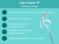 Cake Topper spiegel B Bulletpoints