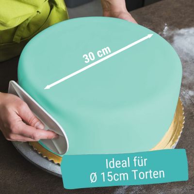 Fondant toerte 250 g für 30cm torte pastell blau