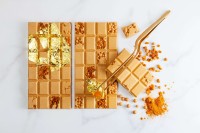 Callebaut Callets karamell gold Schokoladentafel