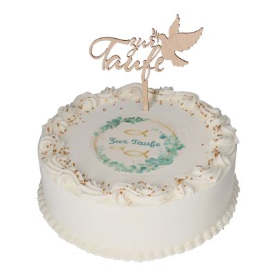 Motivtorte Taufe mit Aufleger – Set