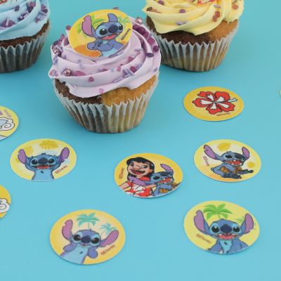 Niedlicher Lilo und Stitch Muffin Aufleger