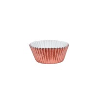 Muffin Formen metallic rosegold