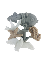 Silikonform für Fondant und Flowerpaste Motiv Sealife