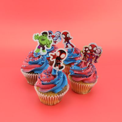 Spidey and Friends muffin pickers