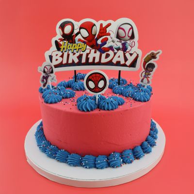 Spidey and Friends cake topper