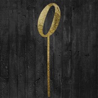Cake-Topper glitzergold 0