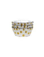Cupcake Formen goldene Punkte