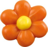 Schokoladenblumen gemischt orange 
