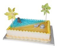 Motivtorte Robbe liegend