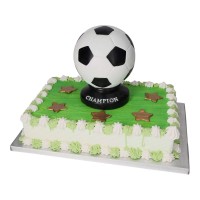 Motivtorte Spardose Fußball Pokal