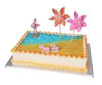 Motivtorte Flamingo mit Schwimmreif