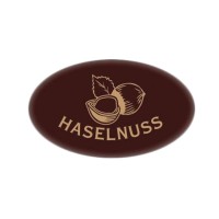 Tortendekoration Schokoladenaufleger Haselnuss