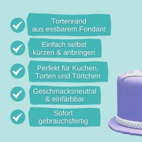 Fondantrand mit Perlchen Vorteile