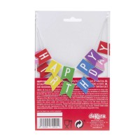 Happy Birthday Topper, Papierflaggen 24 Stk.