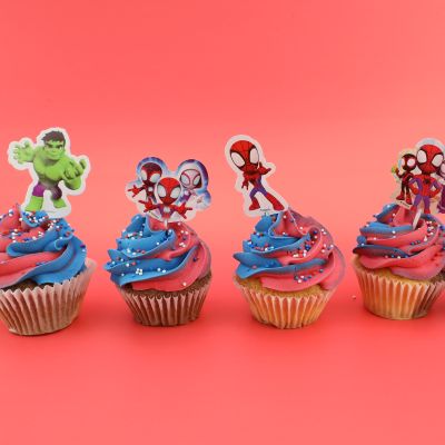 Spidey and Friends muffin pickers