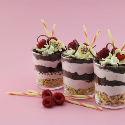 ein köstliches Schokoladenstäbchen als Dessert.